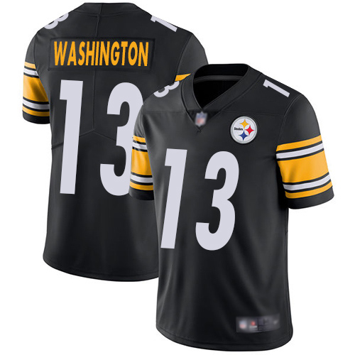 Men Pittsburgh Steelers Football #13 Limited Black James Washington Home Vapor Untouchable Nike NFL Jersey->pittsburgh steelers->NFL Jersey